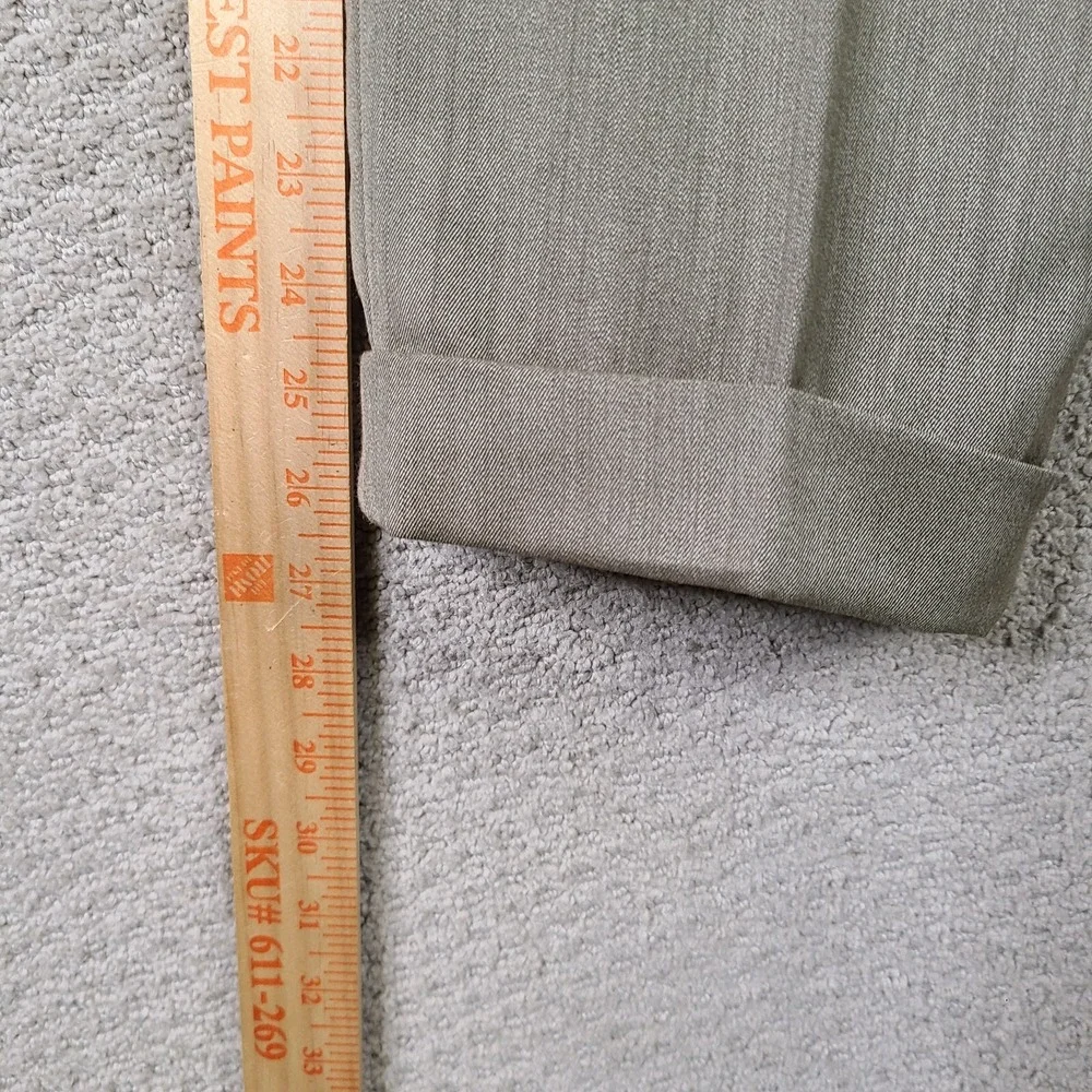 Hart Schaffner‎ Marx Pants Mens 38x26 Tan Wool Pleated Dress Suit Trouser Brown